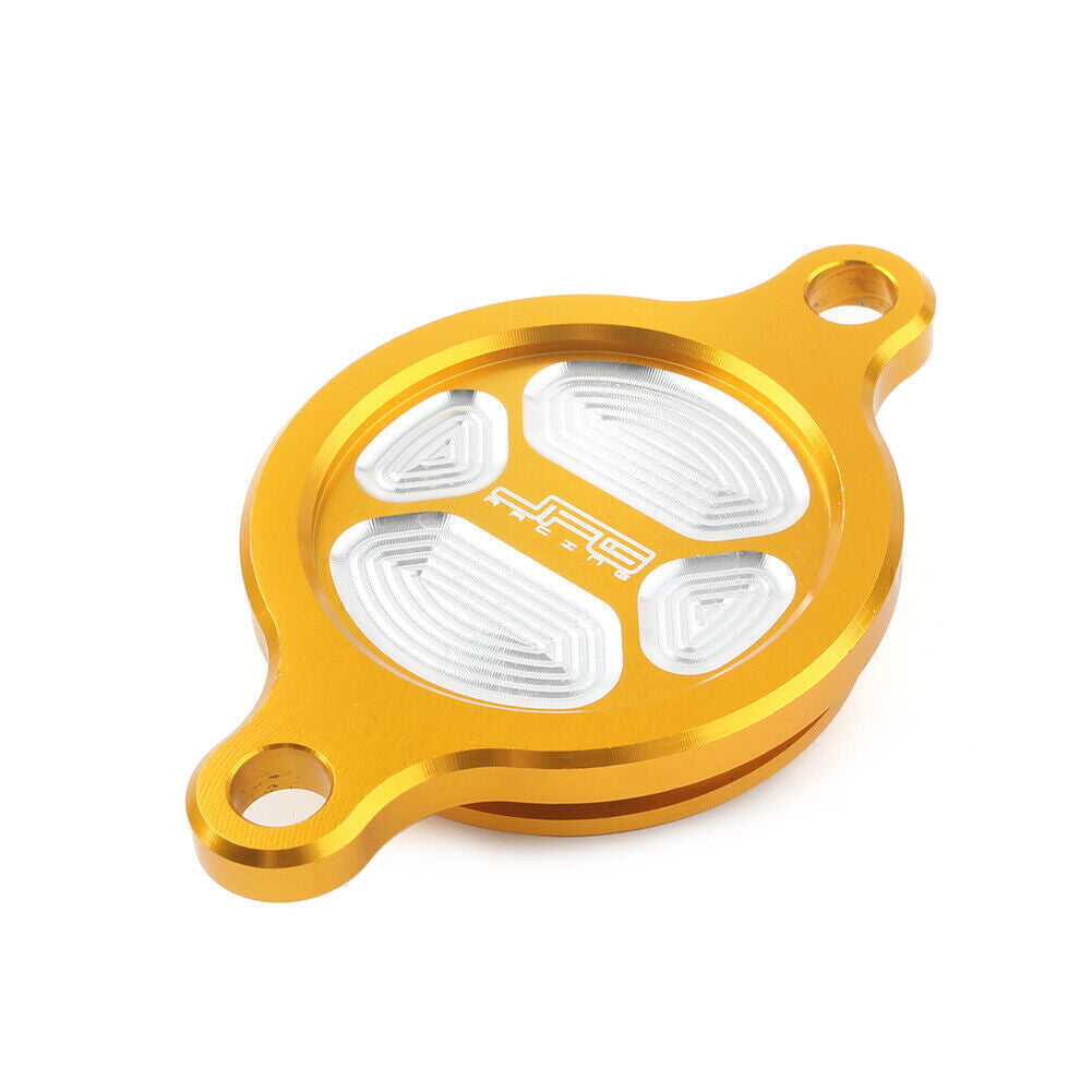 for Suzuki RMZ250 RMZ450 RMX450Z 2010-2017 CNC Gold Oil Filter Cover Cap