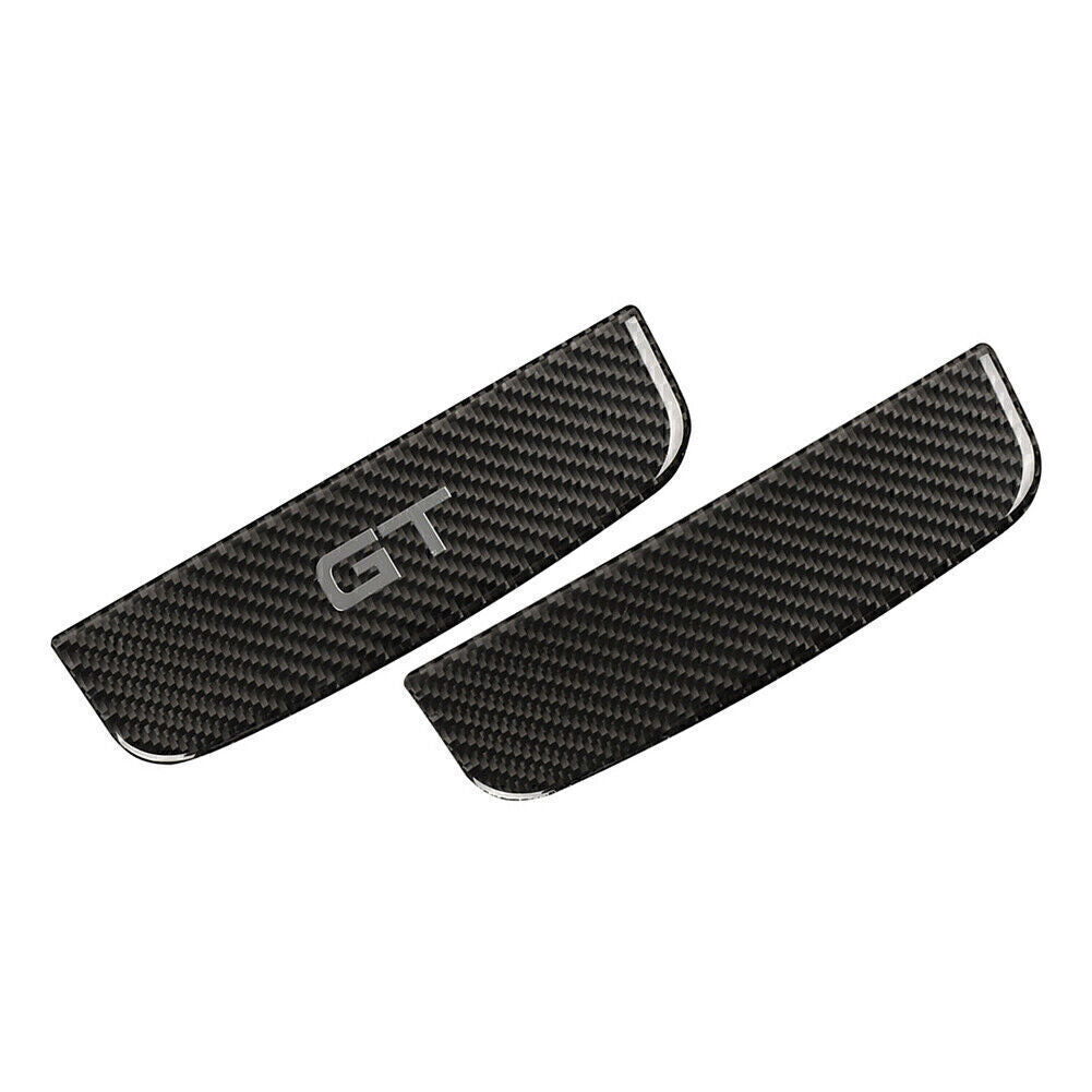 Carbon fiber interior storage compartment trim cover for Ford for Mustang 2015 - 2019 16 17 18