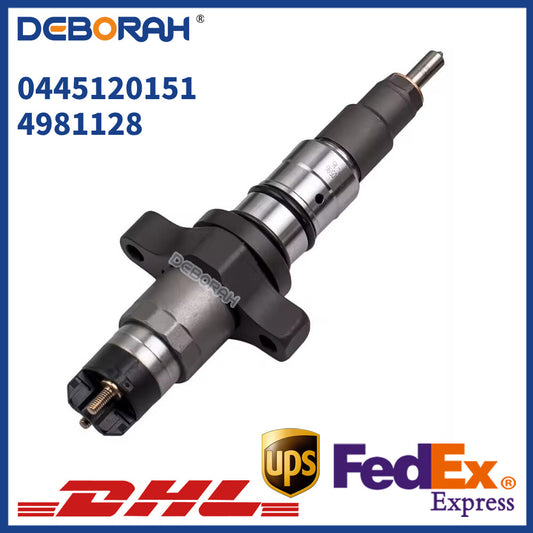 Common Rail Diesel Fuel Injector 0445120151 4981128 for