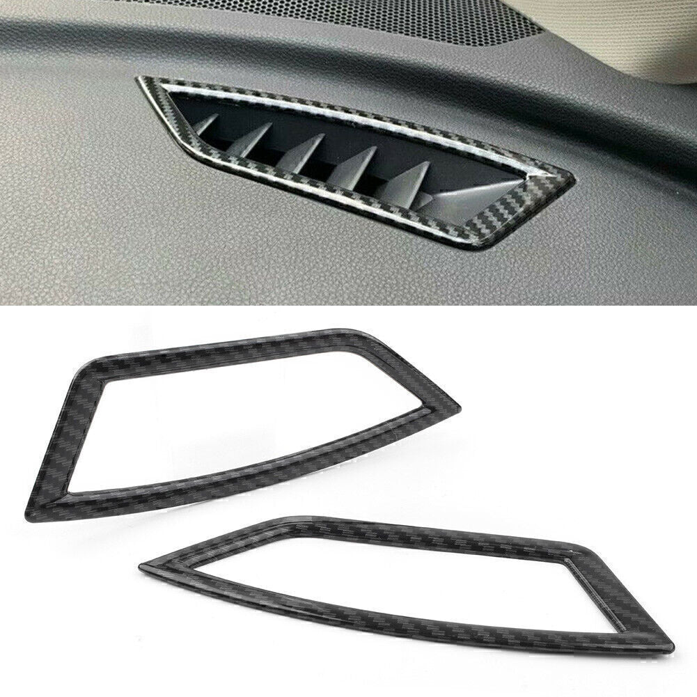 Dashboard air conditioning vent socket cover for Subaru Forester 19 20 carbon fiber