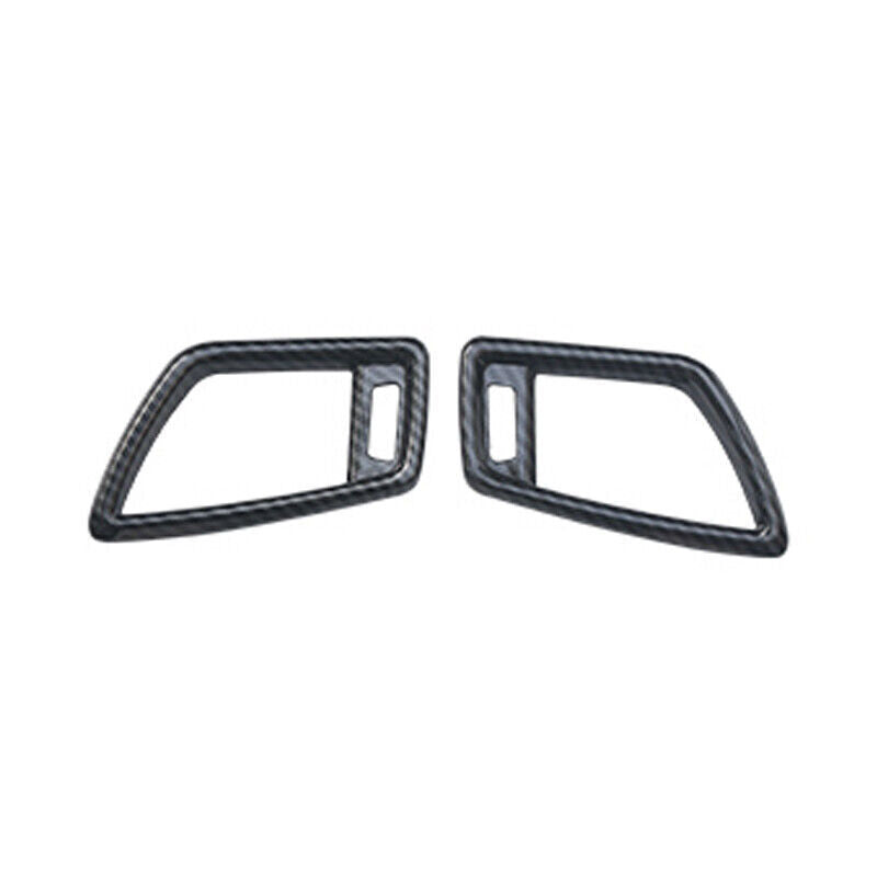LR AC Air Outlet Vent Cover Trim for Nissan Rogue Sport 2017-2021 Carbon Fiber