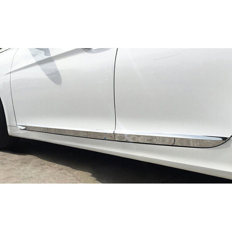 for Hyundai Sonata 2011-2014 Chrome Exterior Door Body Guard Molding Cover Trim