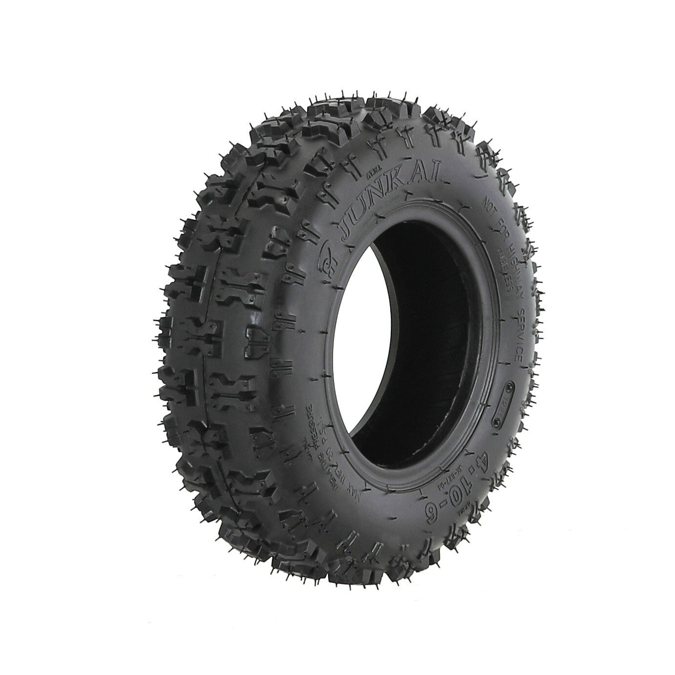 6 inch 4.10-6 Knobby Tyre Tubeless 4.10x6 Go Kart Buggy ATV Quad Scooter Mower