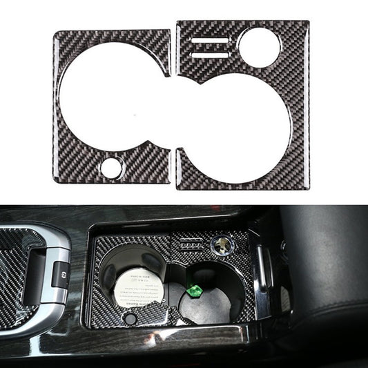 Carbon Fiber Interior Water Cup Cover Fit for Range Rover Discovery 2015-19