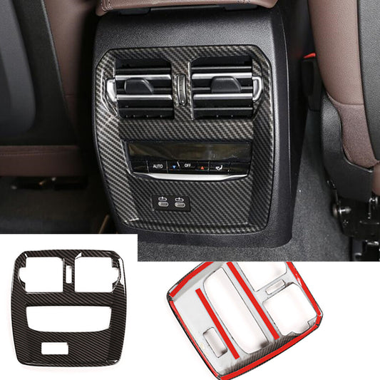 Carbon Fiber ABS Rear Air Outlet Vent Panel Cover for BMW 3 Series G20 G28 2020+