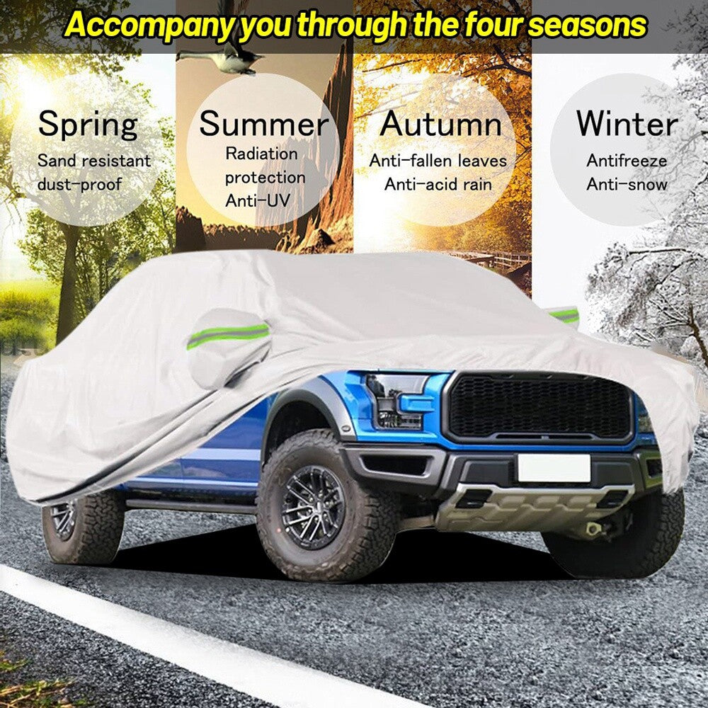 Car Full Cover Pickup Car Cover Waterproof//Windproof Fit forToyota Tacoma/Hilux