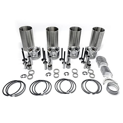 Overhaul Rebuild Kit Compatible for Isuzu NPR NPR300 Truck w/ 4HG1 4HG1T Engine