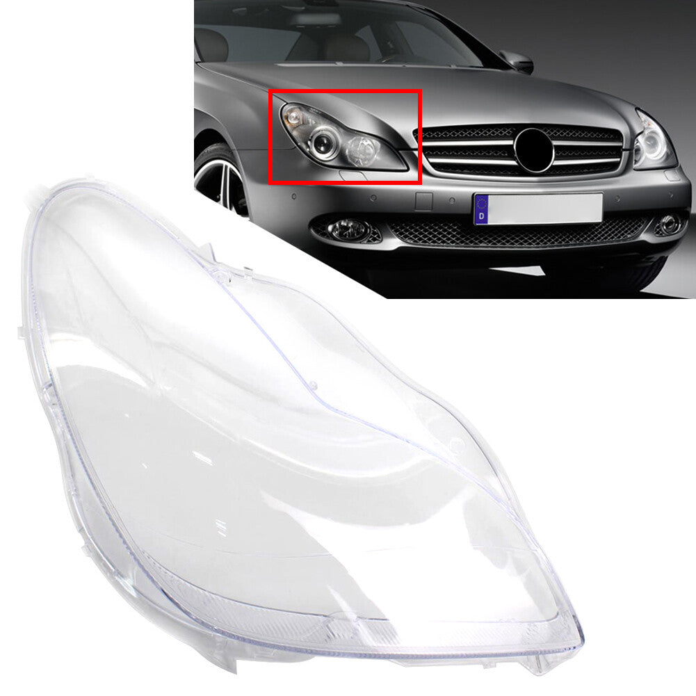 Headlight Headlamp Lens Cover for Mercedes-Benz W219 CLS350 CLS500 CLS550 06-11