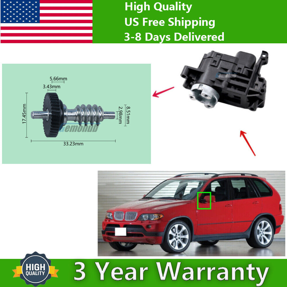 Side MIRROR FOLDING MOTOR Gear Repair for 2007-2010 for VW Touareg 7L6 MK1
