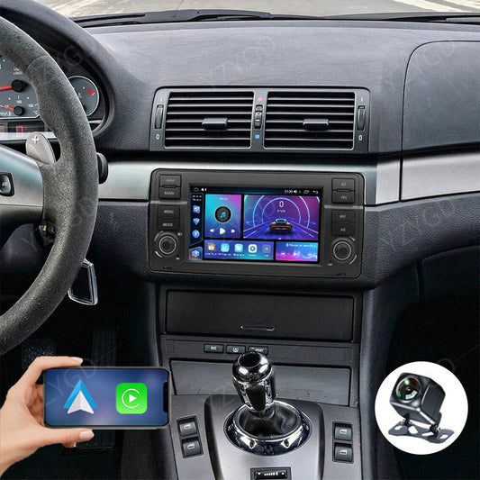 for BMW E46 M3 318/320/325/330/335 7Android CarPlay Car Stereo Radio GPS NAVI