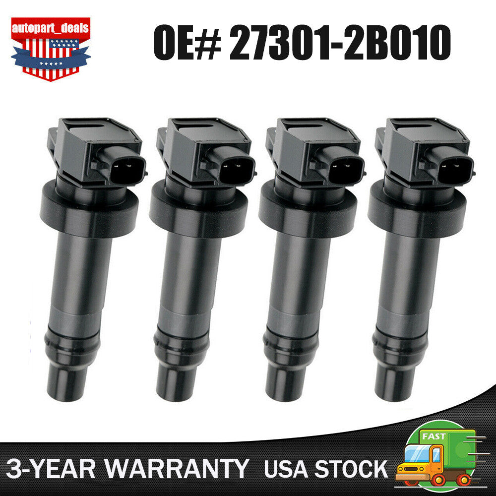 27301-2B010 new Ignition Coil Pack (4 Pieces) for HYUNDAI 2010-2011 for Kia Soul 1.6L L4