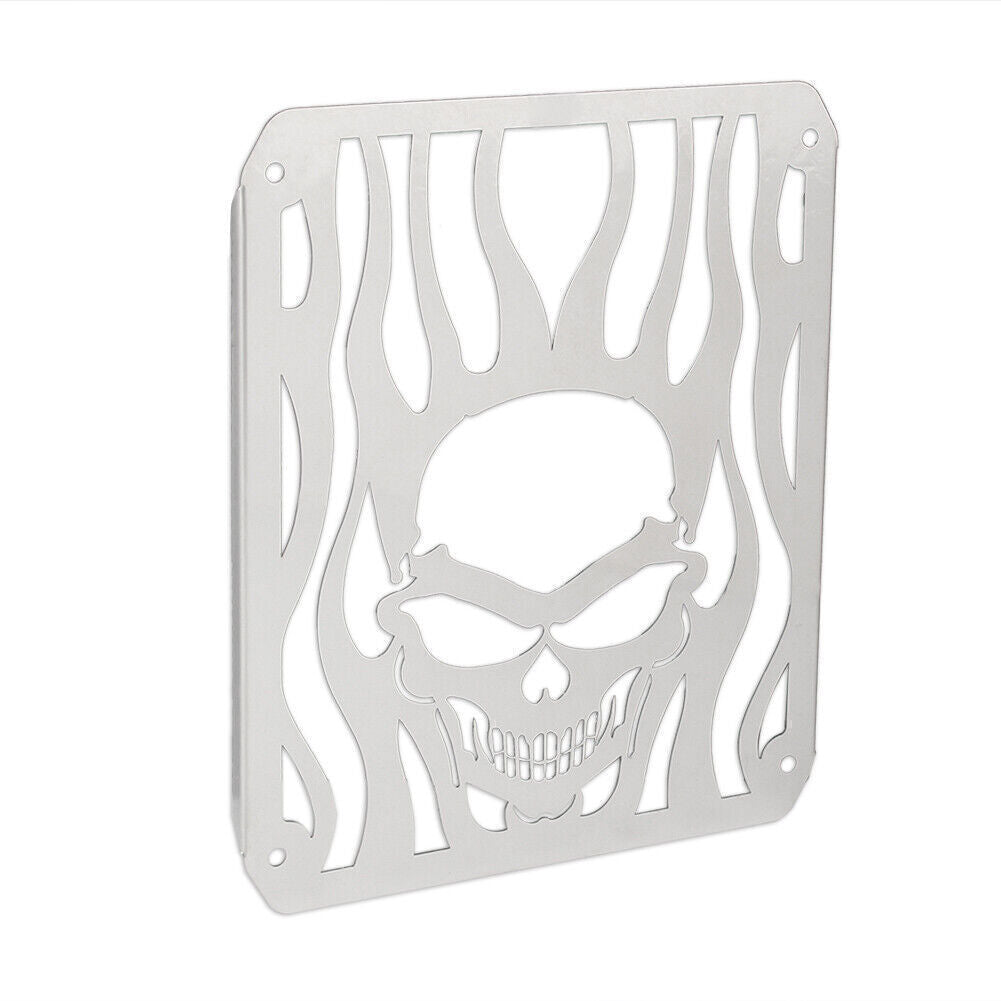 Skull Radiator Grille Cover Guard Protector Fit for Kawasaki Vulcan VN400 800 95-06
