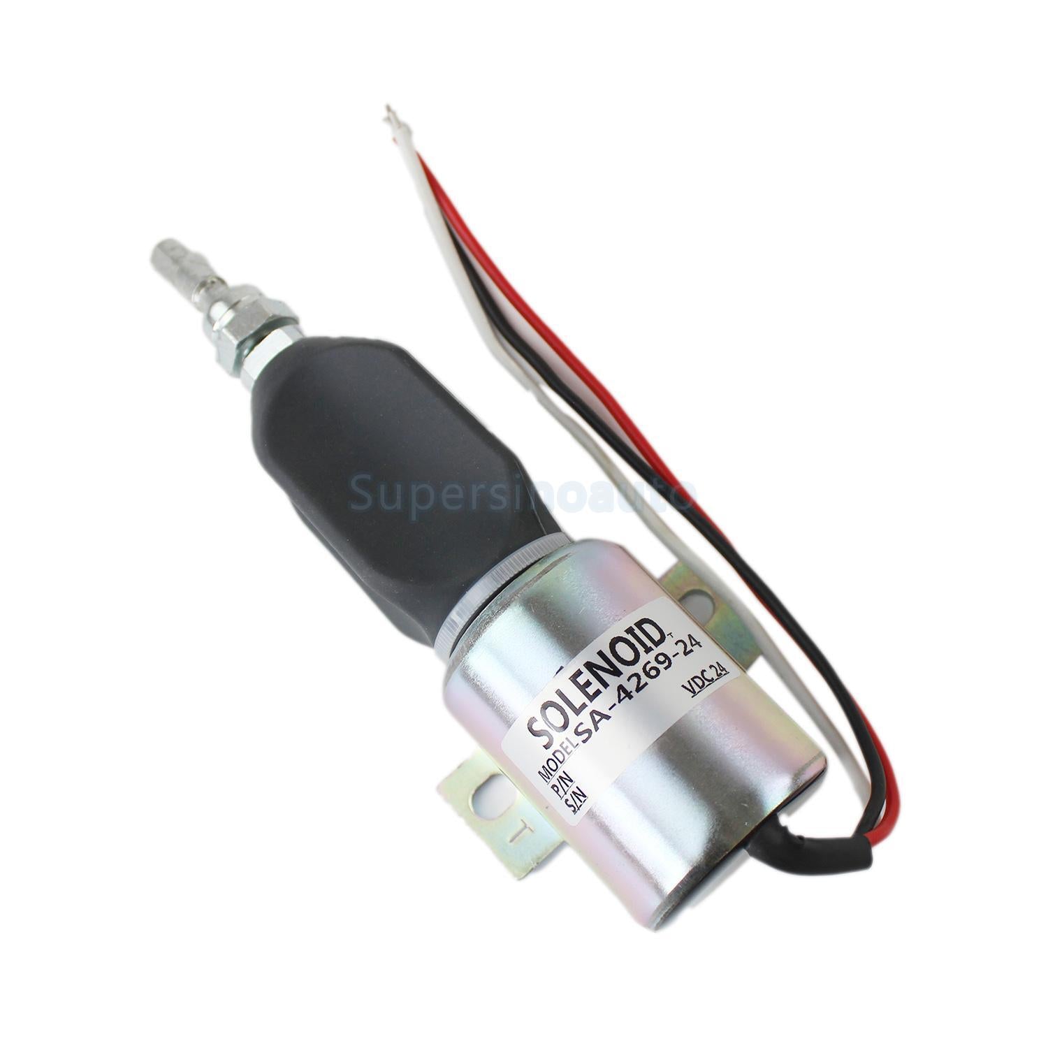 24V Fuel CutOff Solenoid SA-4269-24 600-815-7550 For Komatsu PC75US-3 4D95 4D102