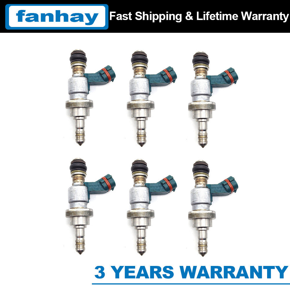 Set of 6 Fuel Injectors 23250-31020 for Lexus IS250 06-13 GS300 2006-2013 2.5L