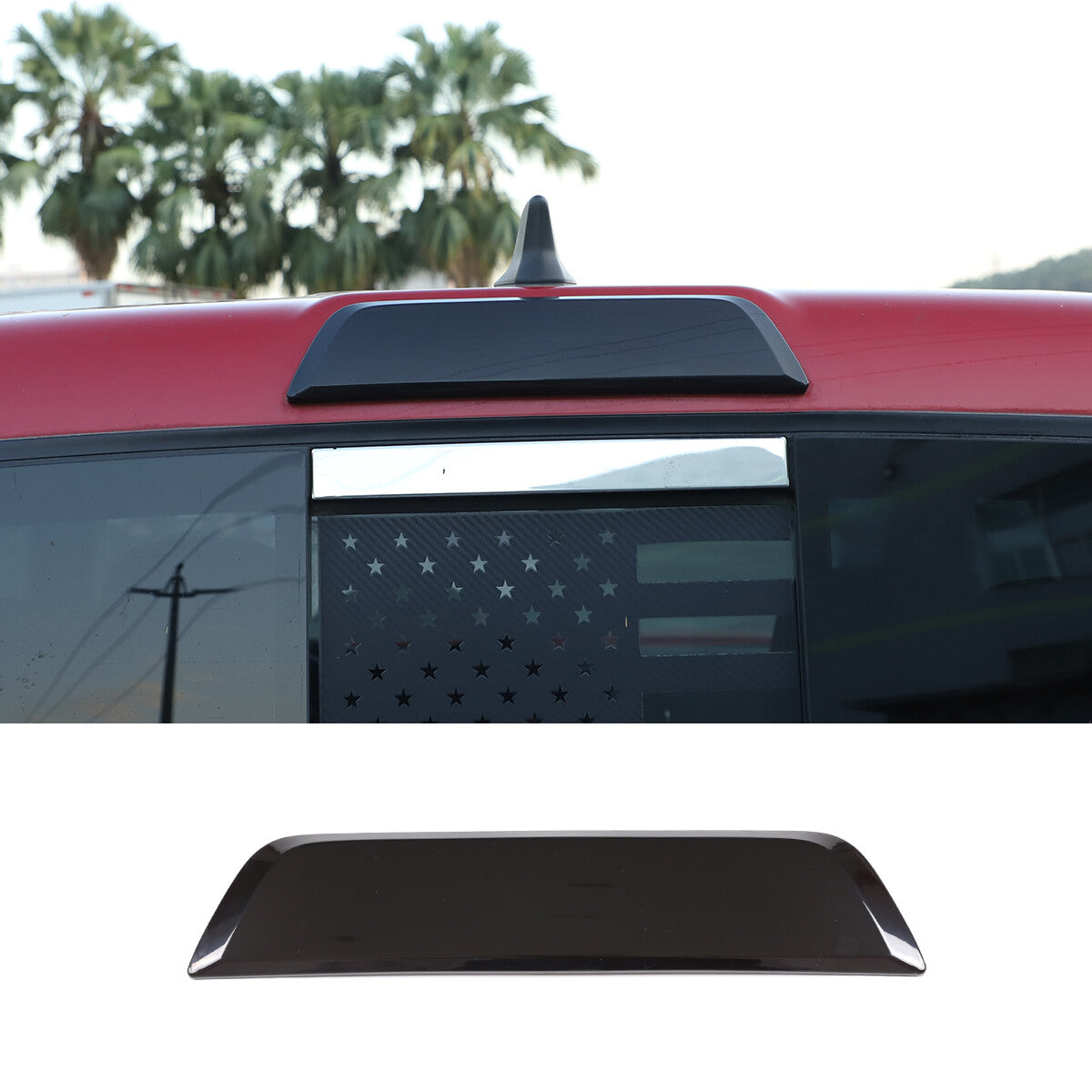 Matte carbon fiber side mirror base cap decorative cover for Corvette C8 20+