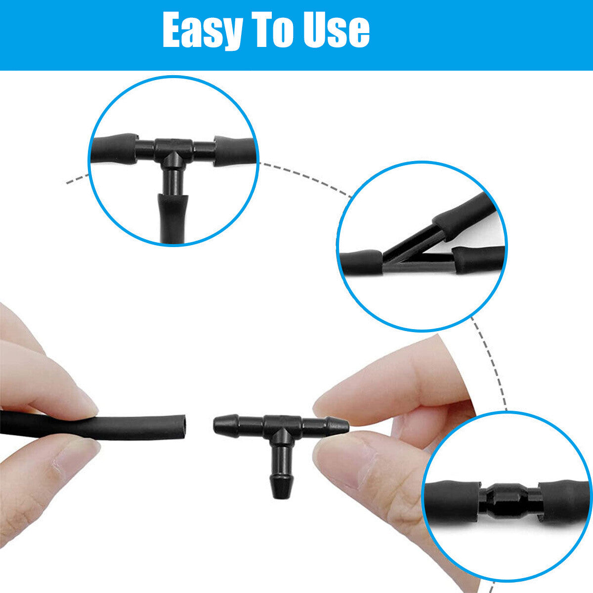 2-Piece Windshield Washer Sprayer for Chrysler 300, for Dodge for Ram 1500, 2500