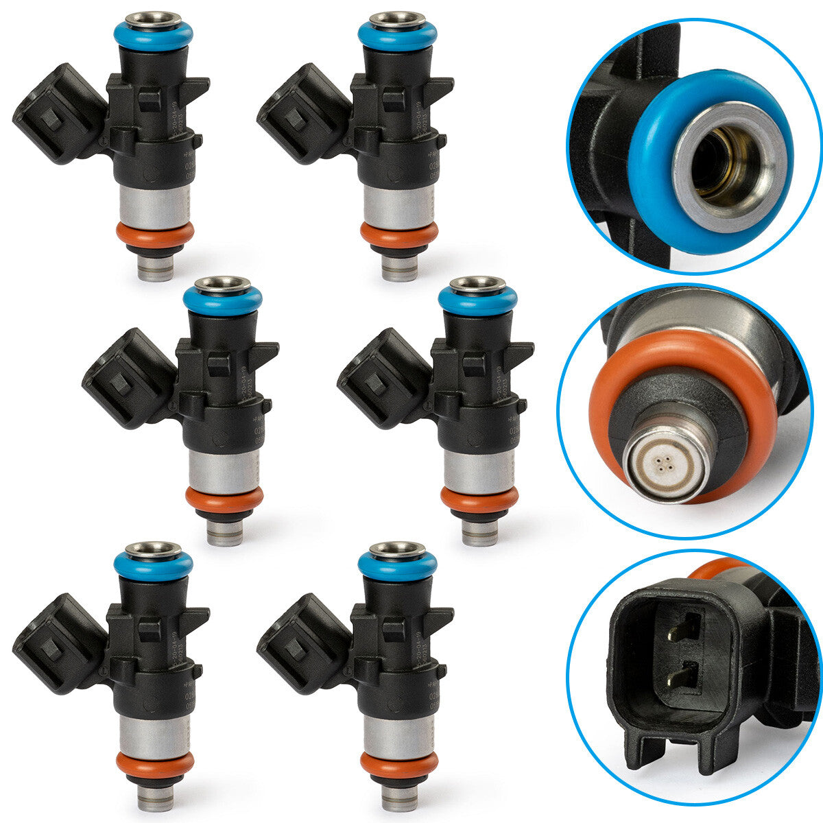 new 6-piece fuel injector kit for Chrysler for Dodge for Ram for Jeep 3.6L 5184085AC 0280158233