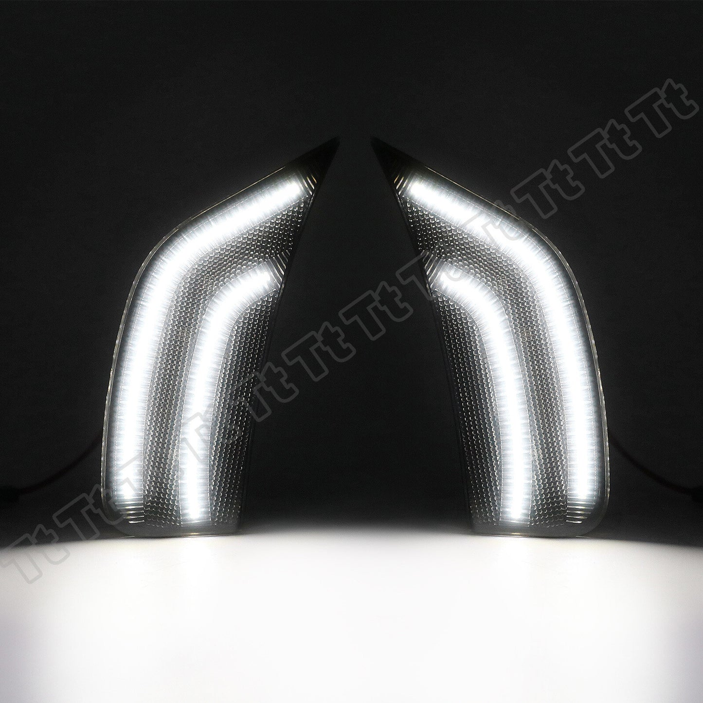 White LED side marker lights for 2021-2023 for Cadillac for Escalade for Chevrolet Suburban for GMC