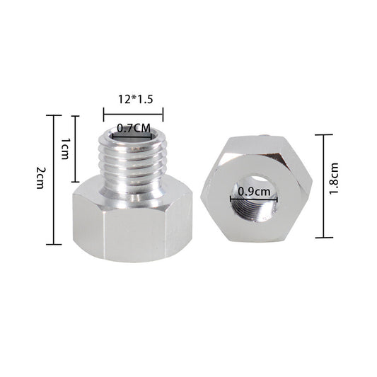 Oil Pressure Sensor M12-1.5 Adapter to 1/8 NPT Port Fitting for LS Engine Swap