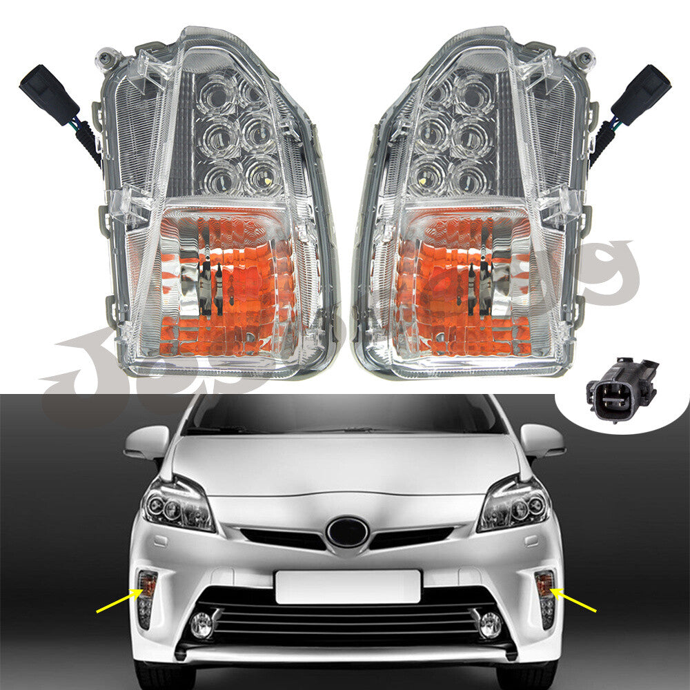 LHRH LED Turn Signal Light Daytime Running Lamp For 2013 2014 2015 for Toyota Prius
