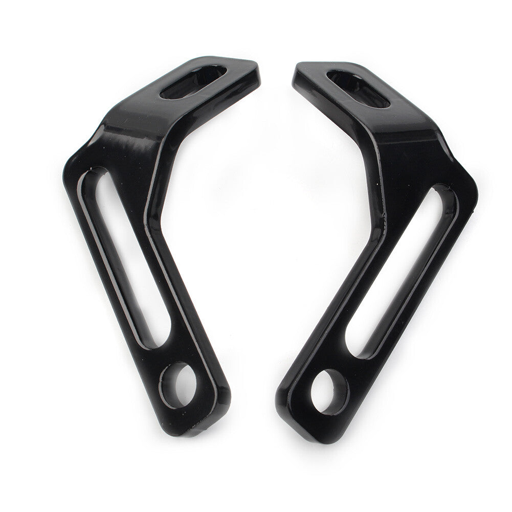 Fit for Harley Road King Electra Street Glide Black Rear Footrest Tie-Down Brackets