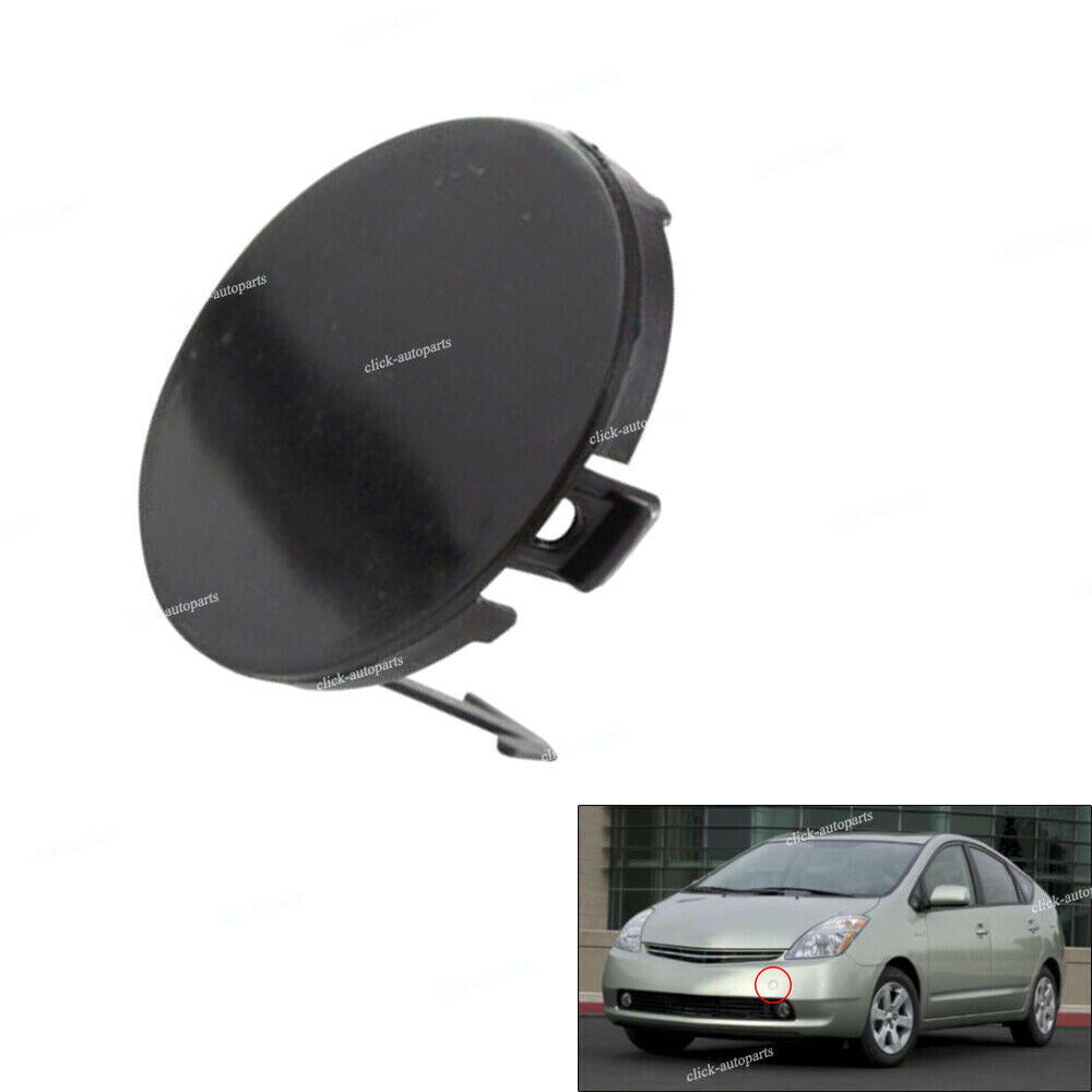Front Bumper Tow Towing Eye Hook Cover Cap Plastic for Toyota Prius 2004-2009