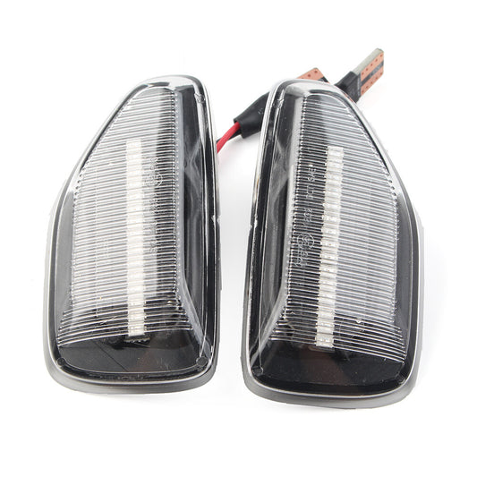 2x LED Dynamic Side Marker Turn Signal Light Lamp for Dacia Logan Sandero Duster