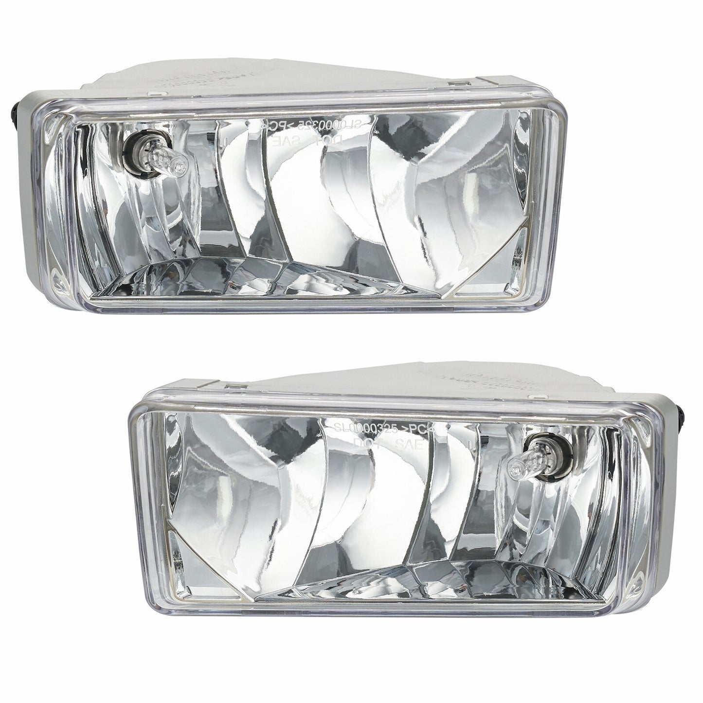 Fits 2007-2014 for Chevrolet Suburban/Tahoe with a transparent lens 1 for front bumper fog lights.