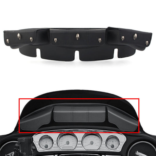 Motorcycle Black Front Wind Fork Air Deflector for Harley Touring 1996-2013 12