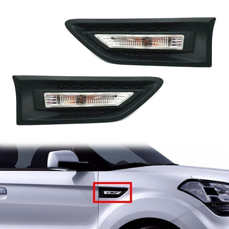 Pair of front fender trim moldings 877712K100 877722K100, suitable for 2010-2013 for Kia Soul.