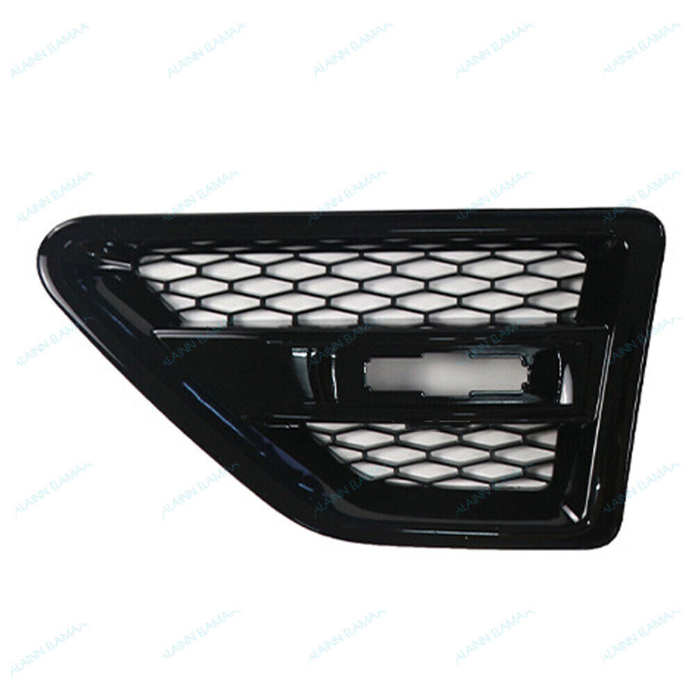 Suitable for 2006-2014 for Land Rover Freelander 2 L359, black pair of fender grille covers.