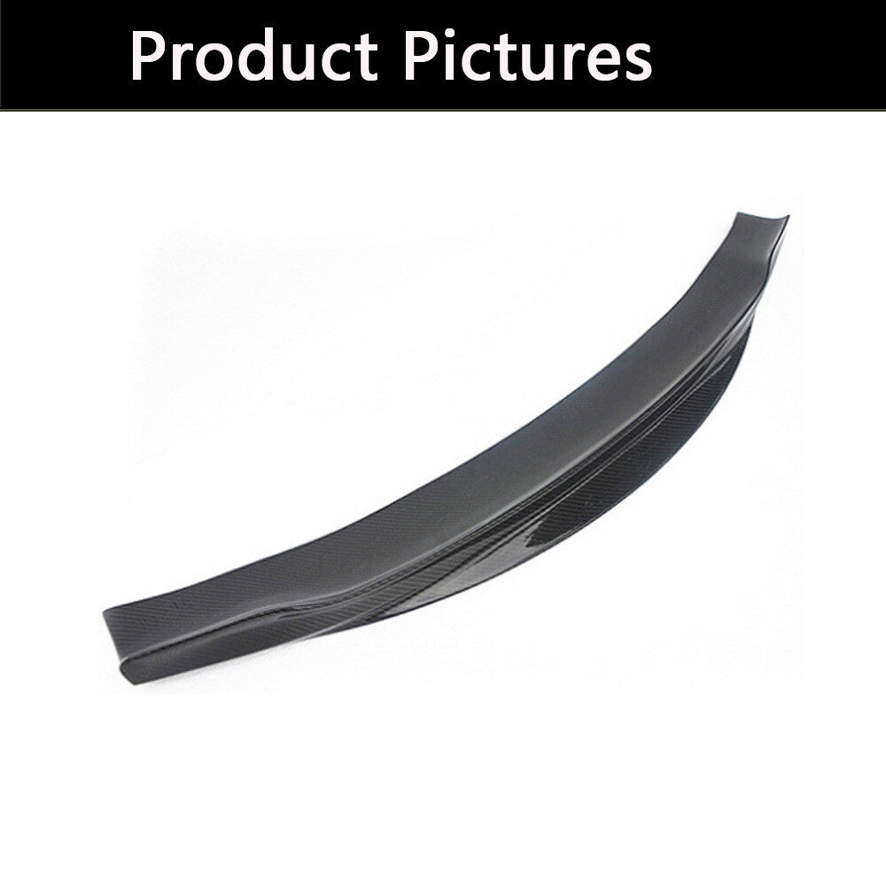 Carbon Fiber Front Bumper Lip Center Chin Spoiler Cover Fit for BMW F10 M5 2012-2016