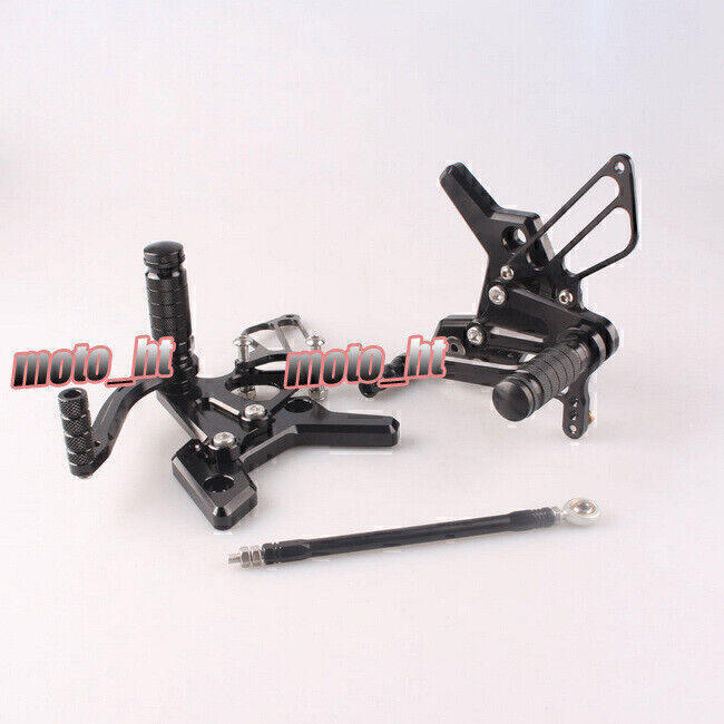 CNC Motorcycle Rearsets Foot pegs Fit for Kawasaki Z750 2004 2005 2006 Black