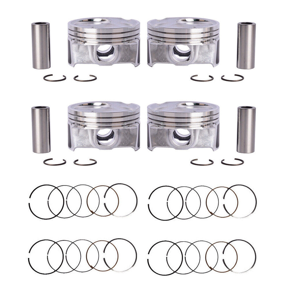 4X Piston  Rings Kit Set For 2.0L for Kia Soul Forte Forte5 Forte Koup 2014-2018