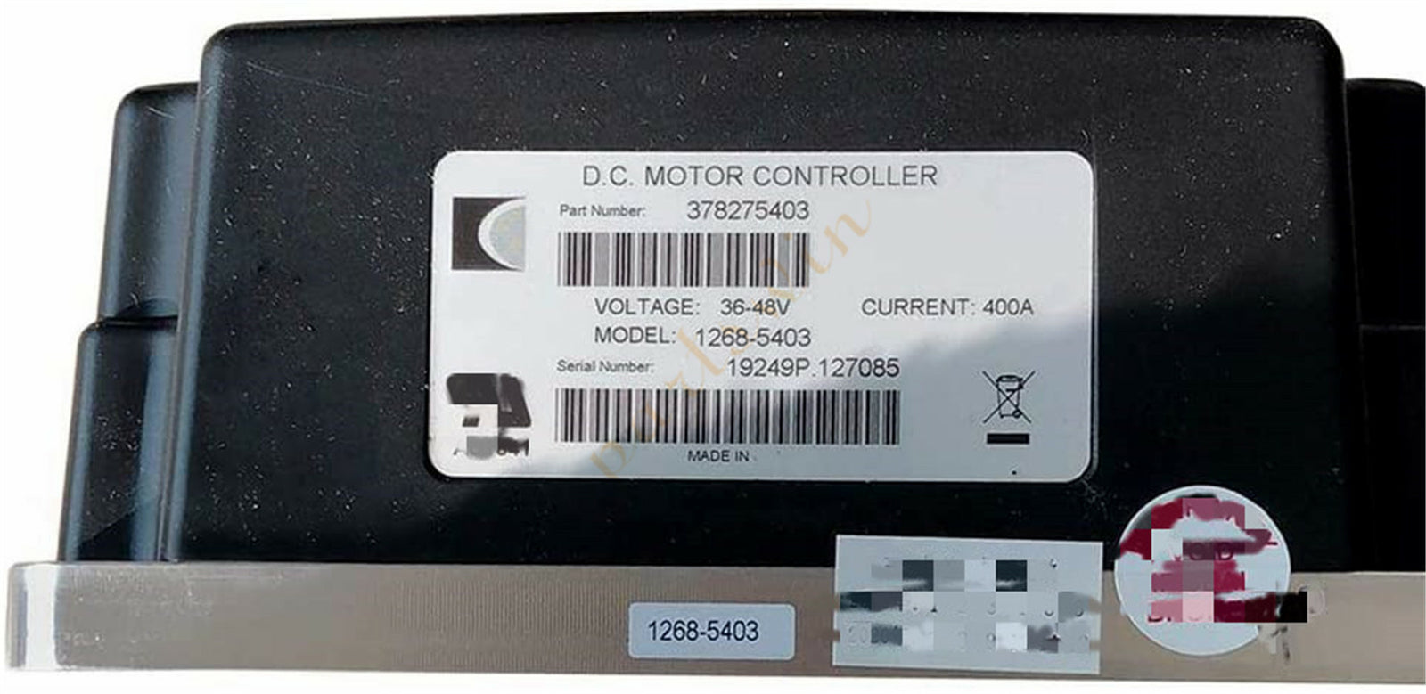 1268-5403 Programmable DC SepEx Motor Controller 400A 36V/48V Suitable for CURTIS IP67