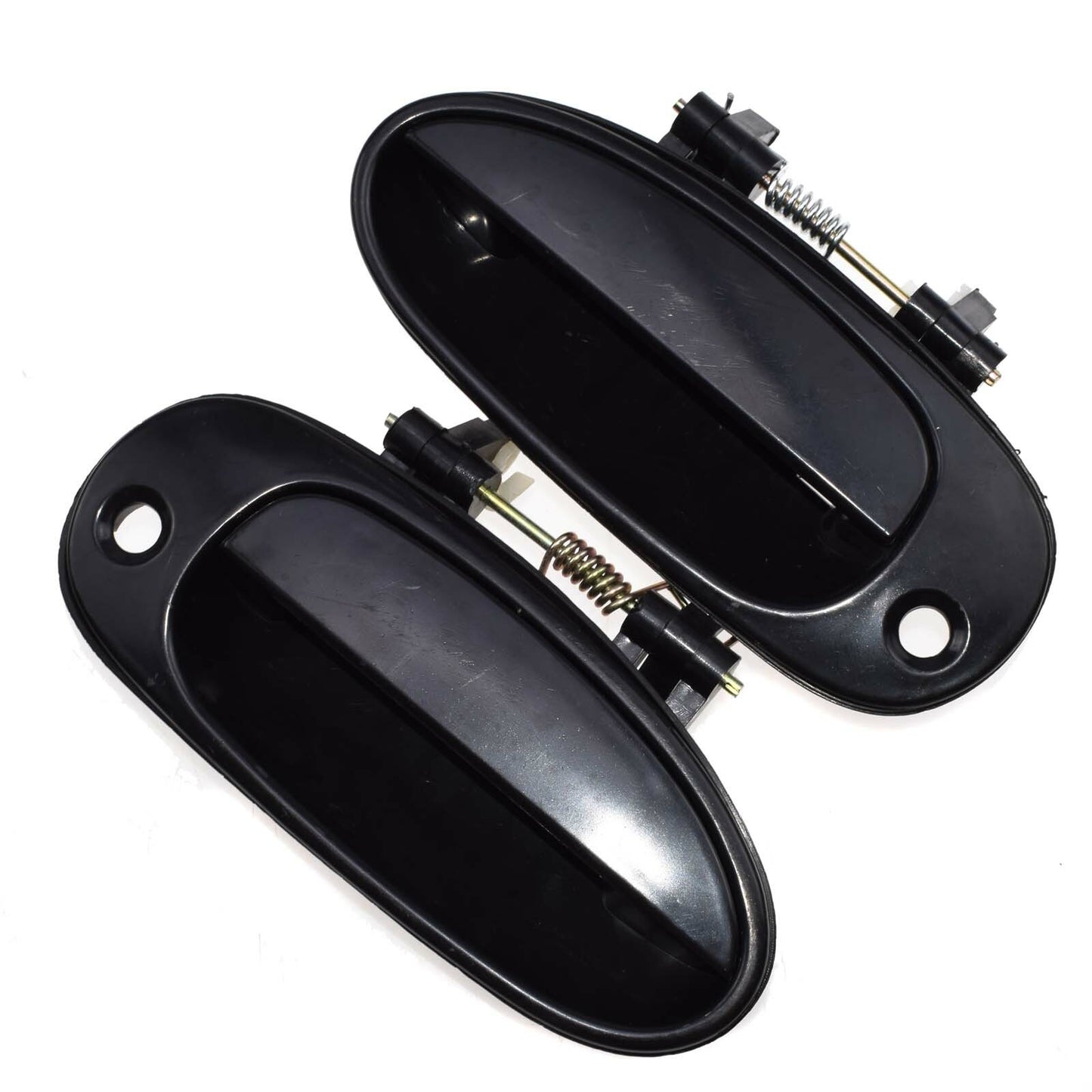 2Pcs Front Left Right Outside Door Handle Black for Kia Sephia 1998-2001