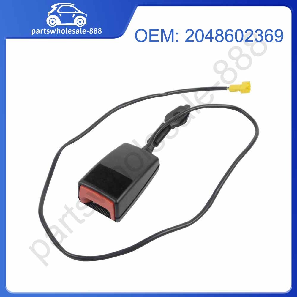 2048602369 Front Left Driver for Seat Belt Buckle Black for Mercedes-Benz C250 C350