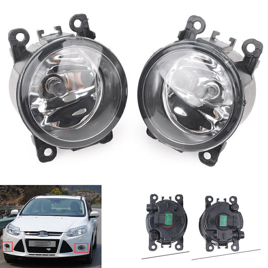 2pcs Front Fog Lights Bumper Fog Lamp Fit for Ford Focus 2012 2013 2014 L R Set