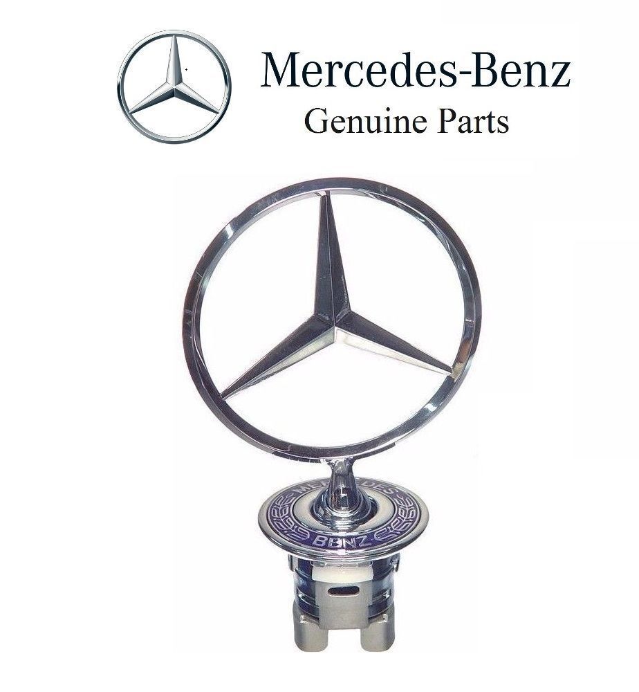 new for Mercedes range hoods, W124, W202, W203, W208, W210, W211, W220, star-shaped badge.
