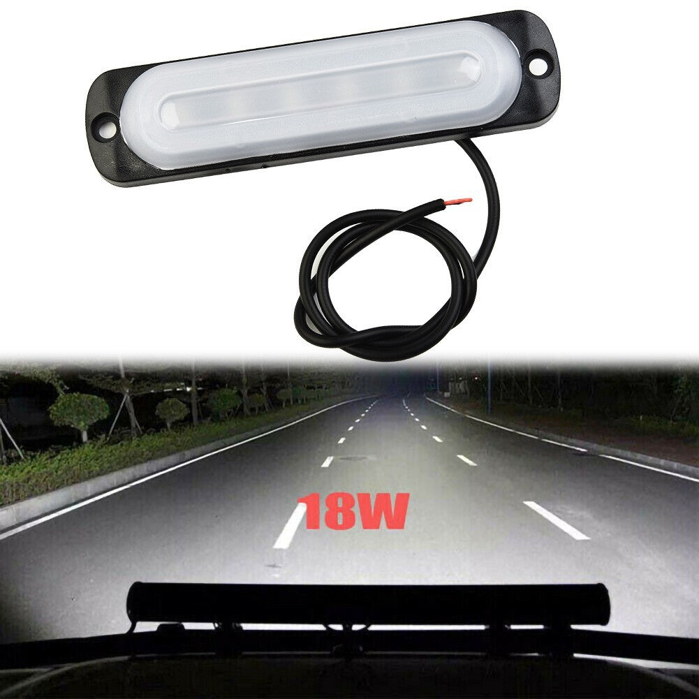 12V Off-road Vehicle Lights, White Truck Fog Lights, Signals, Collision Avoidance Portable