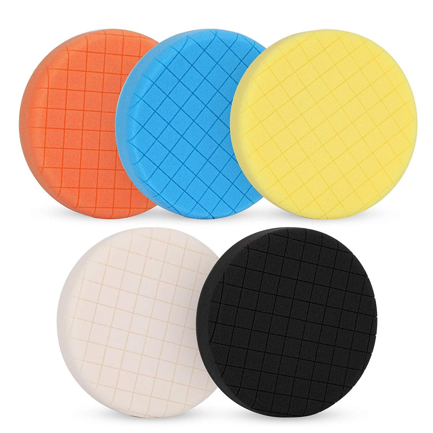 7-inch composite polishing sponge pad for car cushioning, polishing, and waxing