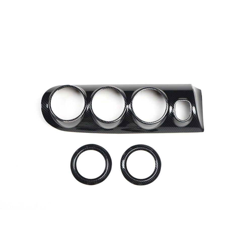 Middle Air Outlet Vent Cover Trim 3 for Mercedes-Benz AMG35 19-21 Carbon Fiber