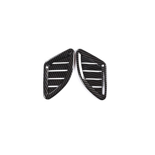 2PCS Carbon Fiber for BMW X2 2018-2021 Dashboard LR Air Outlet Vent Trim ABS