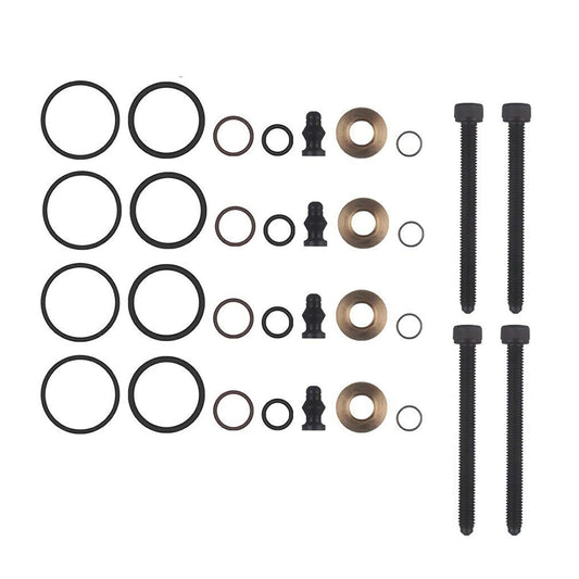 4PCS Injector Seal Washer Kits with Bolts for Audi A6 2000-2005 Auto Replacement