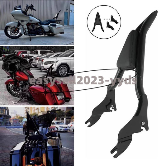 22 Sissy Bar Passenger Backrest for Harley Touring 09-23 Road King FLHR FLHRXS