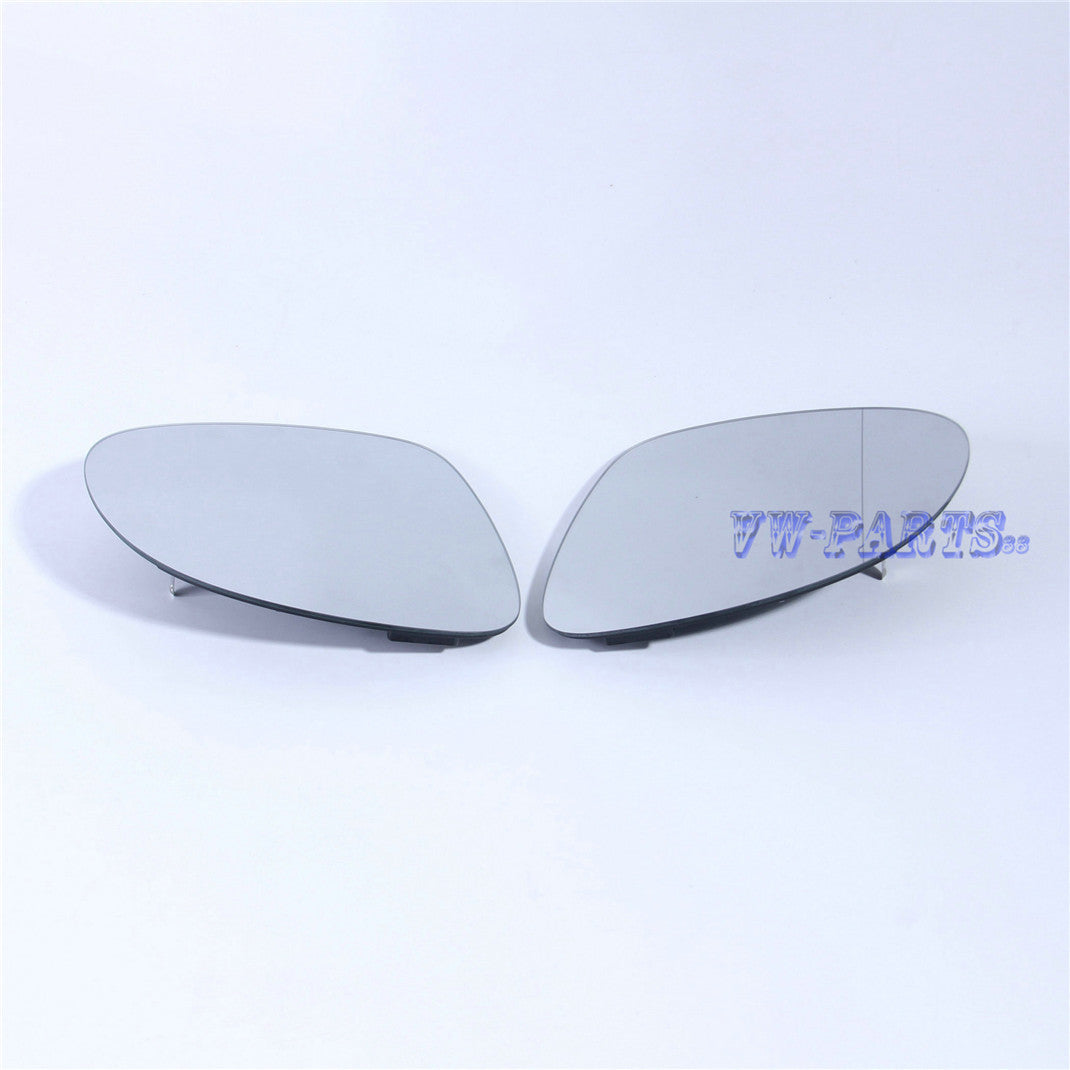 R&LSide Door Rearview Mirror Glass w/Heated Set for VW for Tiguan 08-17