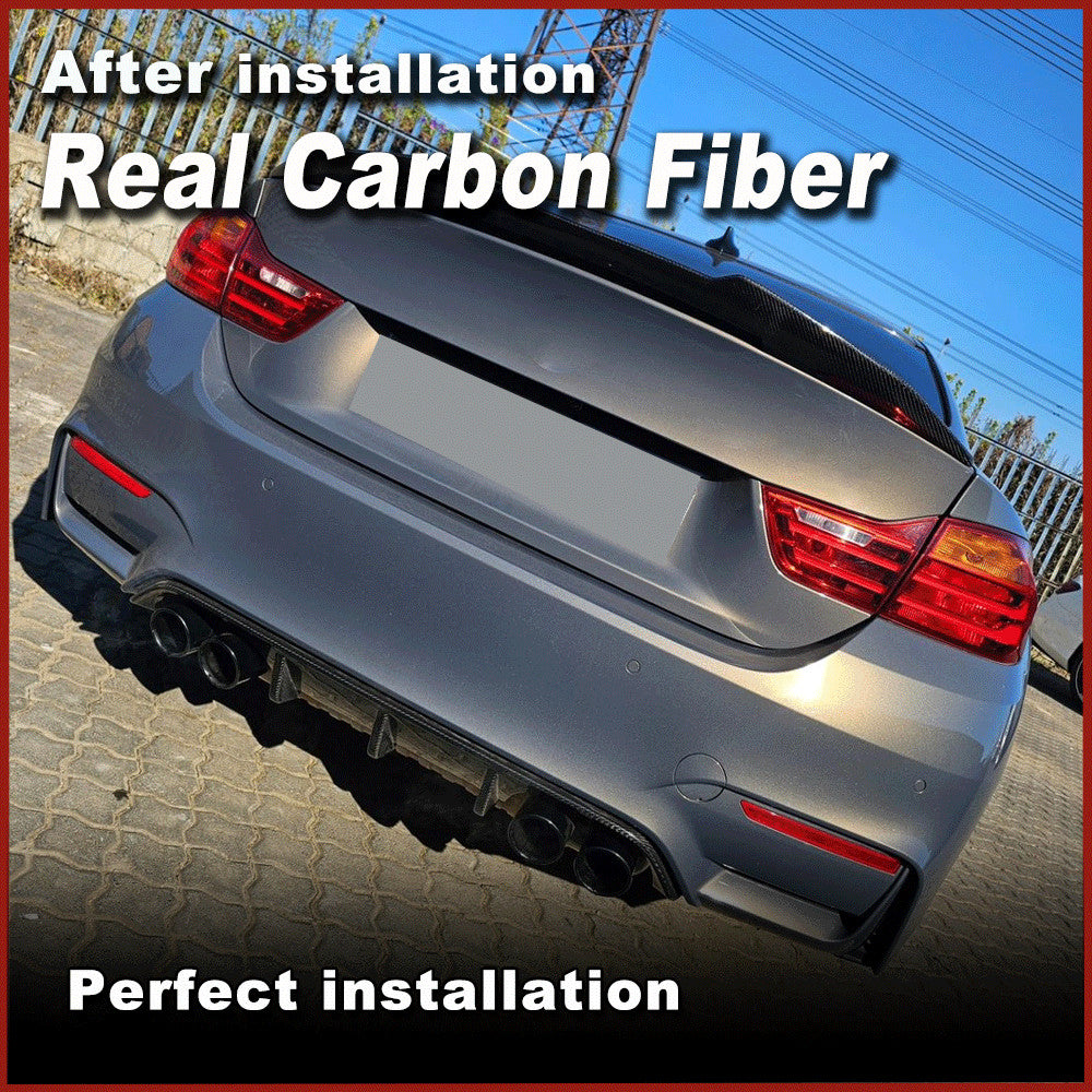 Fit for BMW F80 M3 F82 F83 M4 2014-19 REAL Carbon Rear Bumper Diffuser Lower Lip