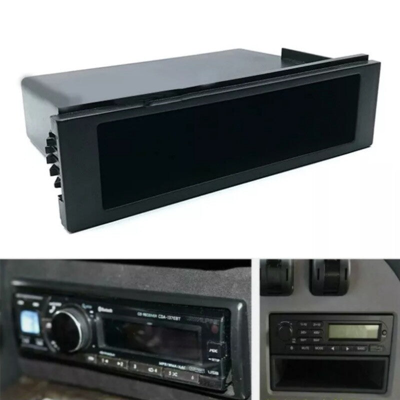 Single Din Car Stereo Radio Dash Cup Holder Storage Box CD Case Part Universal