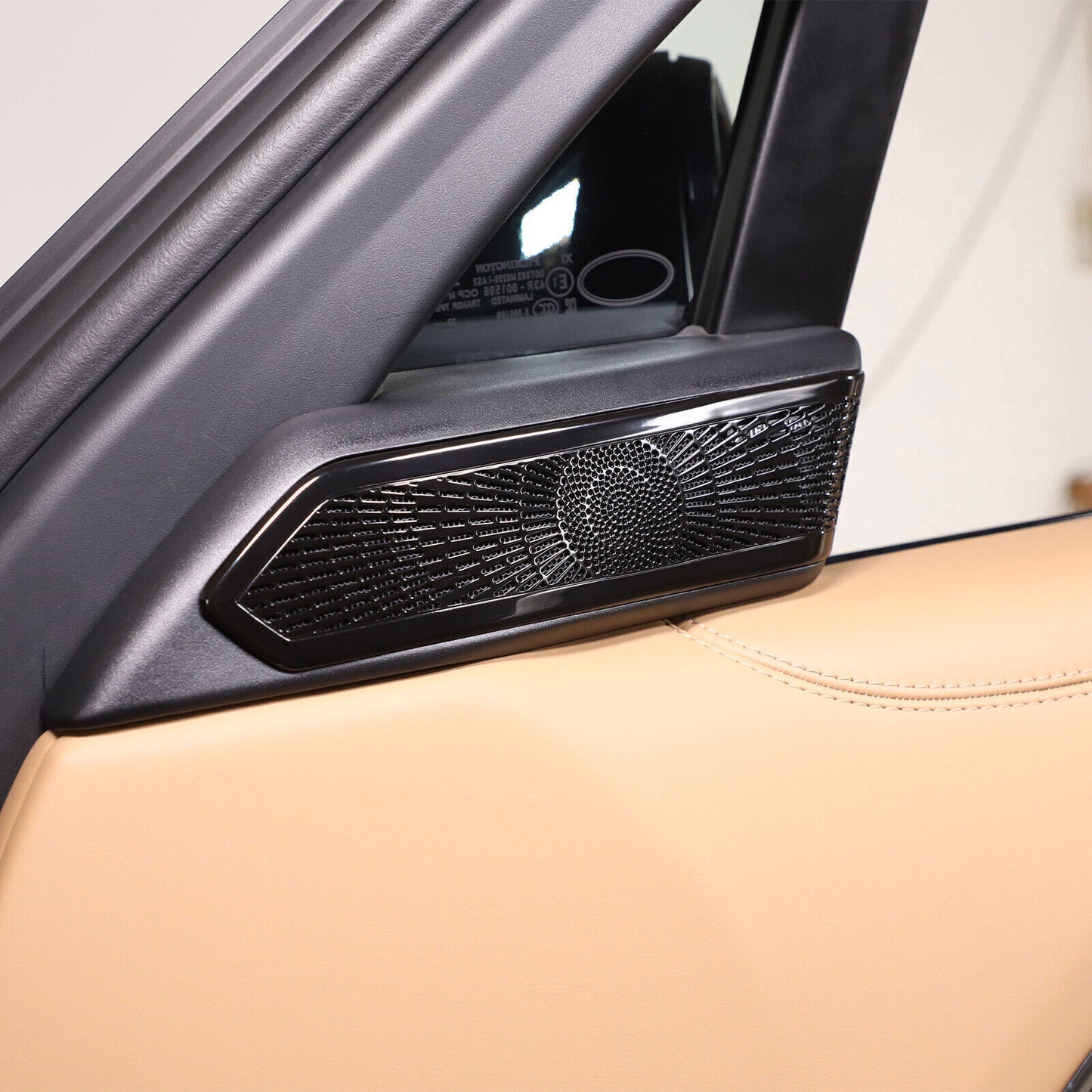 2P A Pillar Post Speaker Sound Black Steel Trim for Range Rover L460 2023-2025