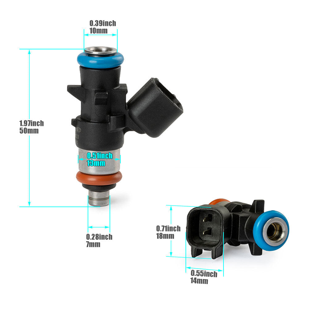 6 x Fuel Injectors for 2011-2019 for Jeep Grand Cherokee for Wrangler for RAM 1500 3.6L V6